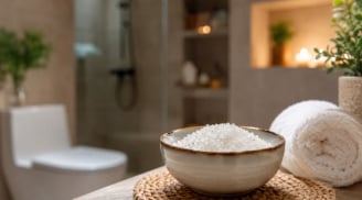 Tại sao nên để một bát muối trong nhà vệ sinh, nhà tắm? Công dụng cực kỳ hữu ích mà nhiều người chưa biết