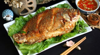 Cách rán cá giòn tan không vỡ nát