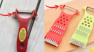 Nhiều người không biết phần núm tròn bên cạnh các dao nạo để làm gì? Chúng không hề vô dụng