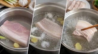 Nên luộc thịt từ nước sôi hay nước lạnh? Đầu bếp tiết lộ cách giúp thịt ngọt ngon, không thâm không khô