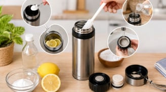 Bình giữ nhiệt có mùi hôi? 5 mẹo khử mùi cực nhanh không cần hóa chất mạnh