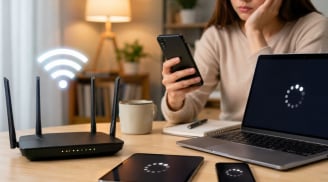 Vì sao WiFi chậm dù vẫn đủ vạch? Không phải lúc nào 'đầy sóng' cũng đồng nghĩa với mạng nhanh