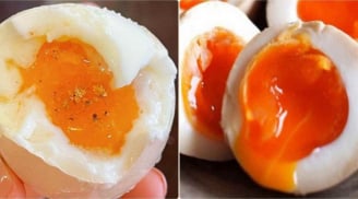 Trứng luộc mấy phút thì chín lòng đào?