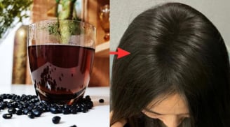 Cách uống nước đậu đen giúp tóc con mọc nhiều, tóc vừa dày vừa đen
