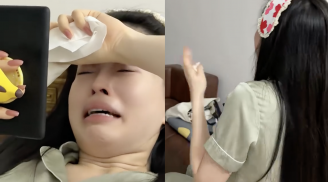 Bình An 'cầu cứu' cư dân mạng vì Phương Nga khóc nức nở từ 9 giờ tối đến tận 1 giờ sáng