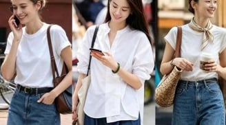 Mặc màu trắng mùa hè sao cho đẹp? Gợi ý phối đồ với xanh và xám để vừa thanh lịch vừa mát mắt
