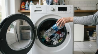 Vì sao bạn nên thả một chai nhựa rỗng vào máy giặt ngay hôm nay?