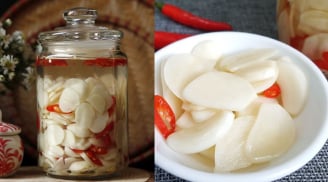 Cách làm tỏi ngâm giấm không bị xanh, để lâu vẫn trắng giòn