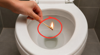 Tại sao bạn nên thả một que diêm đang cháy vào bồn cầu?