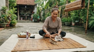 Cách làm sạch chiếu trúc 'nhàn tênh', không cần dùng nước