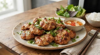 Cách làm chả nướng bằng nồi chiên không dầu: Thơm ngon, cháy cạnh như ngoài hàng!