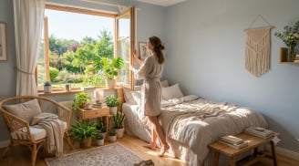 Vì sao nên mở cửa sổ khoảng 15 phút mỗi sáng? Thói quen nhỏ mang lại nhiều lợi ích cho sức khỏe