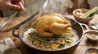 Hấp gà không cần nước vẫn mềm ngọt: Bí quyết nằm ở một nguyên liệu quen thuộc