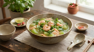 Cách nấu canh bí đao tôm ngon