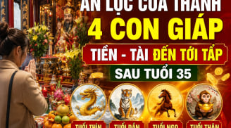 Ăn lộc cửa Thánh, 4 con giáp Tiền - Tài đến tới tấp sau tuổi 35