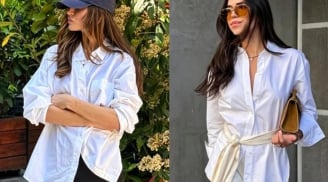 Áo sơ mi trắng: Món đồ cơ bản giúp biến hóa nhiều phong cách chỉ với vài cách phối đơn giản