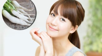 Củ cải trắng không chỉ để nấu ăn: Nguyên liệu thiên nhiên giúp hỗ trợ làm sáng da và giảm thâm mụn