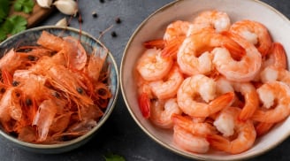 Thịt tôm hay vỏ tôm giàu canxi hơn? Câu trả lời có thể khiến nhiều người bất ngờ