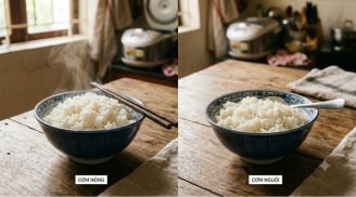 Cơm để nguội có gì khác cơm nóng?