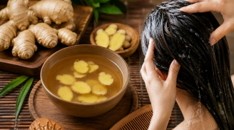 Gội đầu bằng nước gừng tươi: Làm đúng để giảm ngứa, tóc chắc khỏe và hỗ trợ mọc tóc con