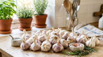 Làm điều này khi bảo quản tỏi, để cả năm không hỏng, không bị mọc mầm
