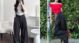 Quần sọc dọc ống suông – Bí quyết tôn dáng giúp vóc người cao ráo và thanh thoát hơn