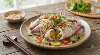 Cách hấp mực sả ớt giòn sần sật không tanh chút nào