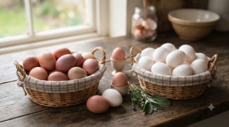Chọn trứng gà nên chọn vỏ đỏ hay vỏ trắng?
