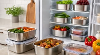 Vì sao nên dùng hộp inox cất thức ăn trong tủ lạnh?