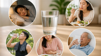 5 thời điểm nên hạn chế uống nước