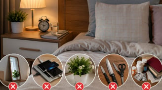 Chớ đặt những thứ này ở đầu giường