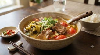 Cách nấu canh dưa chua sườn non ngon