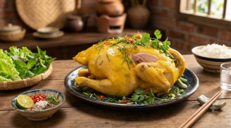 Cách luộc gà không cần nước cực đơn giản, da vàng ươm mọng thịt ngọt đậm đà