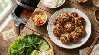 Bí quyết làm chả nướng bằng nồi chiên không dầu mọng nước, thơm lừng như ngoài hàng