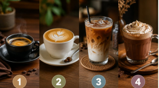 Chọn 1 ly cà phê bạn thích nhất