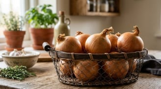 Cách bảo quản hành tây không cần tủ lạnh: Để cả năm vẫn tươi ngon, không thối hỏng