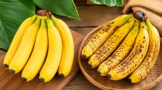 Chuối chín vàng hay chuối chín vàng có đốm nâu: Loại nào tốt hơn? Câu trả lời khiến nhiều người bất ngờ