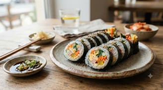 Cách làm món cơm cuộn rong biển ngon tại nhà