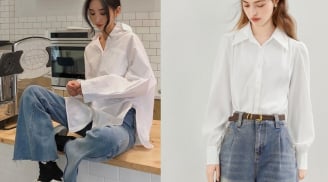 Sơ mi trắng – Món đồ cơ bản nhưng có thể biến hóa với đủ phong cách thời trang
