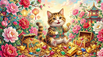 Từ 8/8 đến Tết 2027, 3 tuổi đi đằng Đông có Vàng, đi đằng Tây có Bạc, phất lên vù vù