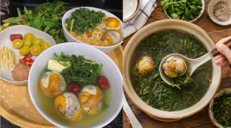 Mẹo làm trứng vịt lộn hầm ngải cứu bổ dưỡng, không đắng