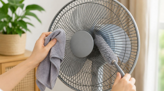 Cách làm sạch quạt điện không cần tháo rời khung: Mẹo đơn giản, nhanh gọn, quạt sạch bụi như mới