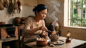 Tháng 7 âm lịch, vì sao nhiều nhà lại mang vỏ tỏi đốt cùng gừng khô?