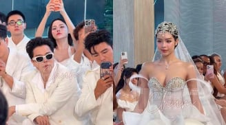 Phản ứng của Trịnh Thăng Bình khi nhìn Hoa hậu Thanh Thuỷ diện váy cưới
