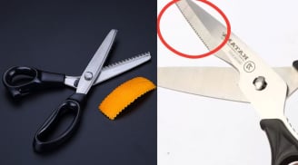 Công dụng đặc biệt của đường răng cưa trên kéo, nhiều người không biết