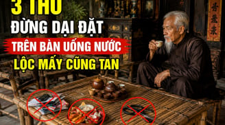 3 thứ đừng dại đặt trên bàn uống nước, Lộc mấy cũng tan