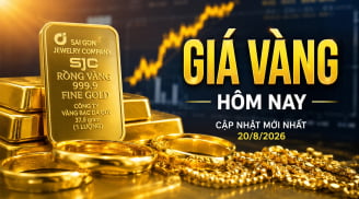 Bảng giá vàng 9999 24K 18K SJC DOJI PNJ hôm nay 20/8/2026
