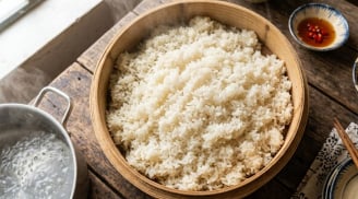 Mẹo đồ xôi chỉ cần 10 phút là chín mềm, không cần ngâm gạo qua đêm