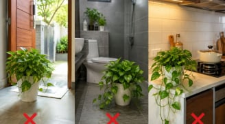 3 vị trí này đừng đặt cây trầu bà, càng để lâu cây càng dễ vàng lá, cháy lá