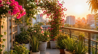 Ban công hướng Tây nên trồng cây gì? Gợi ý 7 loại cây vừa đẹp vừa giúp không gian dịu mát